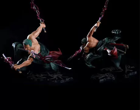 优质版海贼王三千世界索隆手办三刀流POP阿...