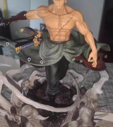 海贼王索隆手办一GK阿修罗九刀流三头六臂模...