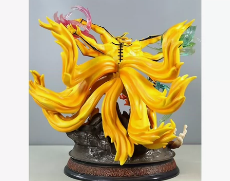 【漩涡鸣人九尾】_可发光_妖狐火影忍者手办...