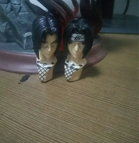 火影忍者手办，宇智波鼬晓在京东199买的因...