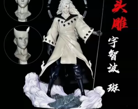 火影忍者GK六道模式宇智波斑手办现货头可换...