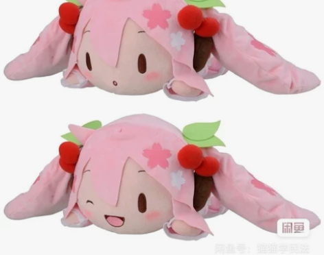 顺丰到付！全新未拆封带吊牌樱花初音蝴蝶结趴...