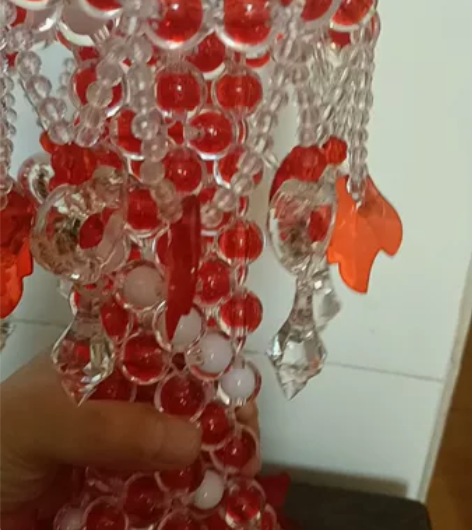 纯手工串珠花瓶家居摆件 感兴趣的话点“我想...