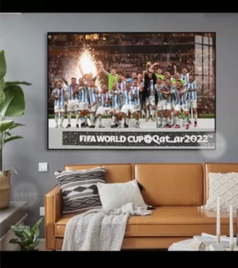 阿根廷夺冠金框 150*100 感兴趣的话...