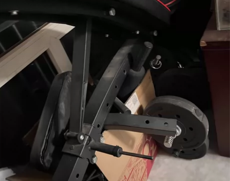 朗威折叠哑铃凳,可以推举,飞鸟,带牧师凳,...