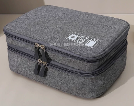 数码收纳包三层双层多功能旅行数码包收纳包全...