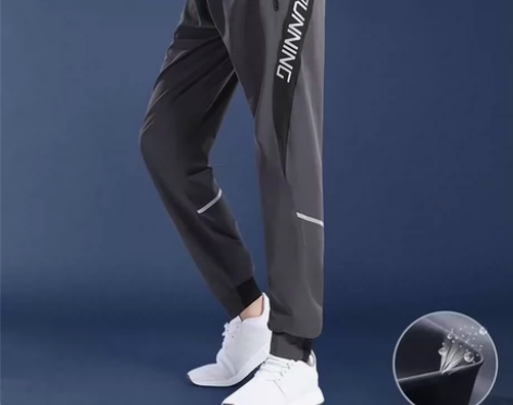 运动长裤速干健身训练男冰丝夏季薄款弹力紧宽...