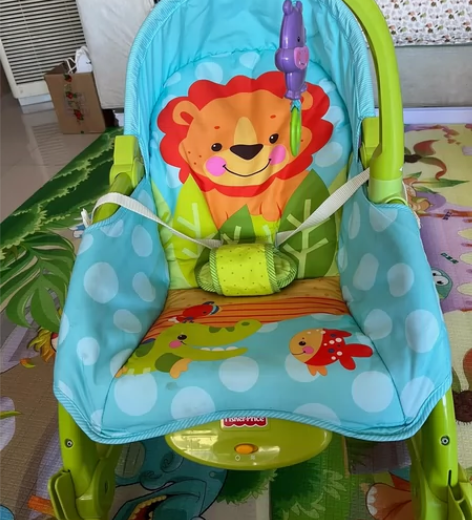 费雪摇摇椅，8成新，可自提可邮寄，邮寄需要...