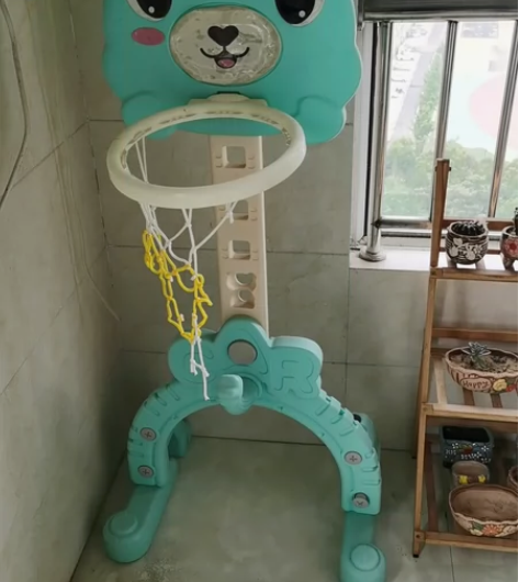 儿童篮球架室内可升降宝宝1-2-3-6周岁...