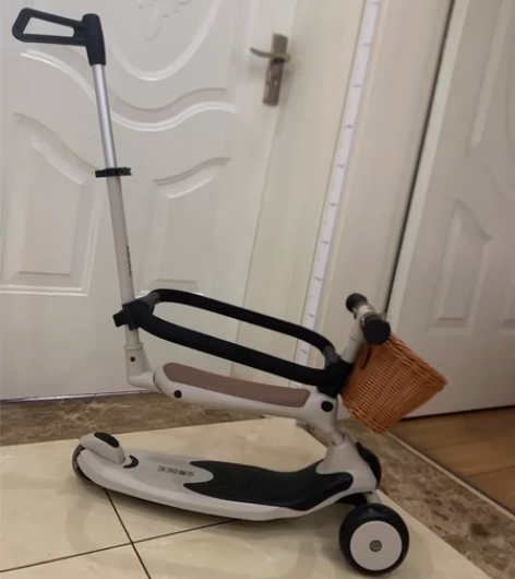 贝易滑板车极客四合一 95新，推下楼不超过...