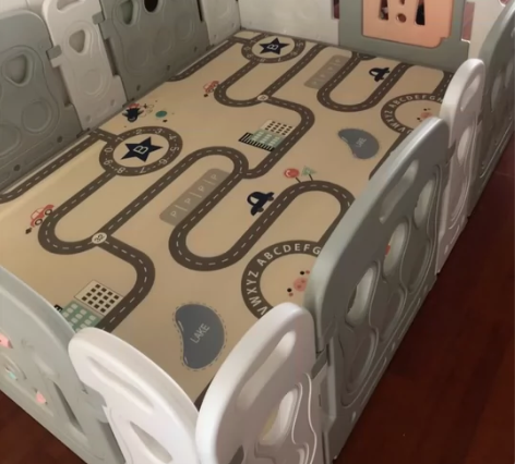 【狂欢价】贝易儿童游戏围栏宝宝爬行学步安全...