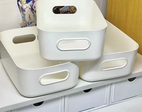 清仓捡漏收纳筐桌面收纳盒家用化妆品置物架卫...