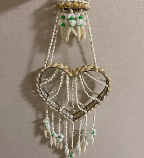 听海声天然海螺贝壳风铃工艺品挂饰田园客厅装...