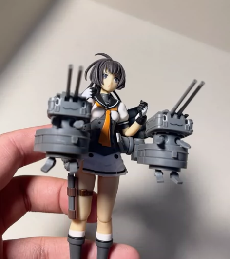 万代 agp 舰娘 秋月 无盒说，配件如图...
