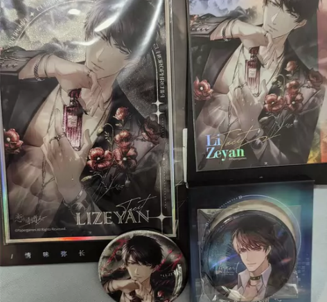 出恋与制作人李泽言维纳斯之吻亚克力色纸和镭...