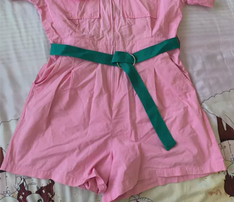 【划算价】夏季 工装连体衣裤短裤女 小个子...